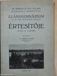 Az Újpesti M. Kir. Állami Kanizsay Dorottya Leánygimnázium Értesítője az 1936-37. tanévről