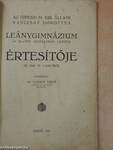 Az Újpesti M. Kir. Állami Kanizsay Dorottya Leánygimnázium Értesítője az 1936-37. tanévről