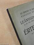 Az Újpesti M. Kir. Állami Kanizsay Dorottya Leánygimnázium Értesítője az 1936-37. tanévről