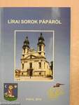 Lírai sorok Pápáról