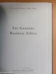 For Genuine Business Ethics