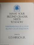 What Your Second Grader Needs to Know