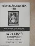 Bélyeg árjegyzék 1989