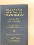Gazdasági, Pénzügyi és Tőzsdei Kompasz 1947-1948. évre I.