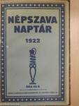 Népszava naptár 1922