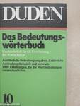 Duden 10 - Das Bedeutungswörterbuch