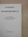 Lechner's Fremdwörterbuch