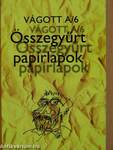 Vágott A/6 - Összegyűrt papírlapok