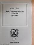 A pápai hírlapirodalom kezdetei: 1873-1882