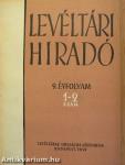 Levéltári Híradó 1959. január-június