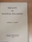 Equality in Political Philosophy