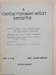 A Történettudományi Intézet értesítője 1950. január-december I-IV.