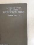 A Dictionary of Some Theosophical Terms