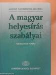 A magyar helyesírás szabályai