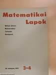 Matematikai Lapok 1973/3-4. 
