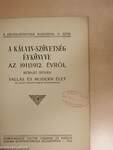 A Kálvin-Szövetség évkönyve az 1911/1912. évről