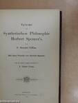 Epitome Der Synthetischen Philosophie Herbert Spencer's