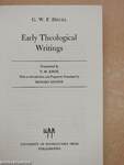 Early Theological Writings
