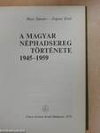 A magyar néphadsereg története 1945-1959