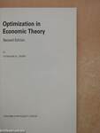 Optimization in Economic Theory