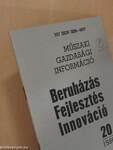 Beruházás-Fejlesztés-Innováció 1986/20.