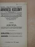 Árverési Közlöny 1938. március hó 3. rendkívüli szám