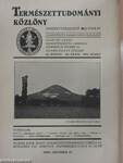 Természettudományi Közlöny 1929. október 15.