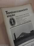 Természettudományi Közlöny 1929. október 15.