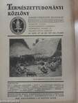 Természettudományi Közlöny 1930. szeptember 1-15.