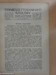 Természettudományi Közlöny 1932. augusztus 1-15.