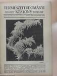 Természettudományi Közlöny 1933. januárius 1-15.