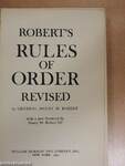 Robert's Rules of Order Revised