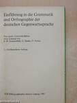 Einführung in die Grammatik und Orthographie der deutschen Gegenwartssprache