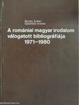 A romániai magyar irodalom válogatott bibliográfiája II.