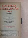 Köztelek Zsebnaptár 1943/I. (töredék)