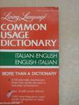 Living Language Common Usage Dictionary Italian-English/English-Italian