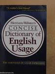 Merriam-Webster's Concise Dictionary of English Usage