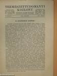 Természettudományi Közlöny 1942. január-december/Pótfüzetek a Természettudományi Közlönyhöz 1942. január-december