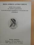 Hess András Antikvárium - Horváth Gábor 36. könyvárverése