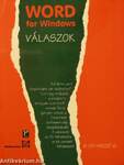 Word for Windows válaszok