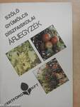 Szőlő-, gyümölcs- és díszfaiskolai árjegyzék 1984. ősz