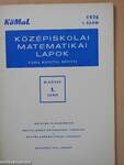 Középiskolai matematikai lapok 1976/1-10.