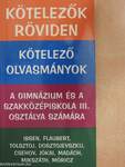 Kötelező olvasmányok