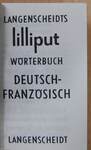 Langenscheidts Lilliput Wörterbuch Deutsch-Französisch/Französich-Deutsch 1-2.