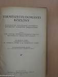 Természettudományi Közlöny 1927. január-december/Pótfüzetek a Természettudományi Közlönyhöz 1927. január-december