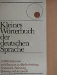 Kleines Wörterbuch der deutschen Sprache