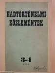 Hadtörténelmi Közlemények 1955/3-4.