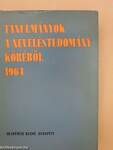 Tanulmányok a neveléstudomány köréből 1964