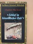 »Schlaf in himmlischer Ruh'«