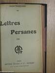 Lettres Persanes I-III.